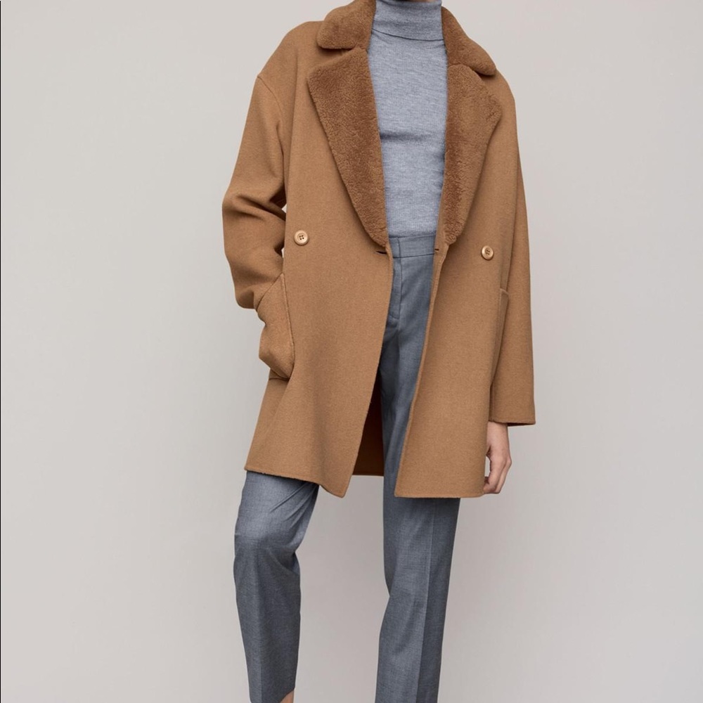 Trina Turk camel coat